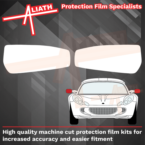 Lotus Exige S2 2004-2012, Mirror Covers CLEAR Paint Protection