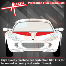 Lotus Exige S2 2004-2012, Bonnet Rear Sections CLEAR Paint Protection