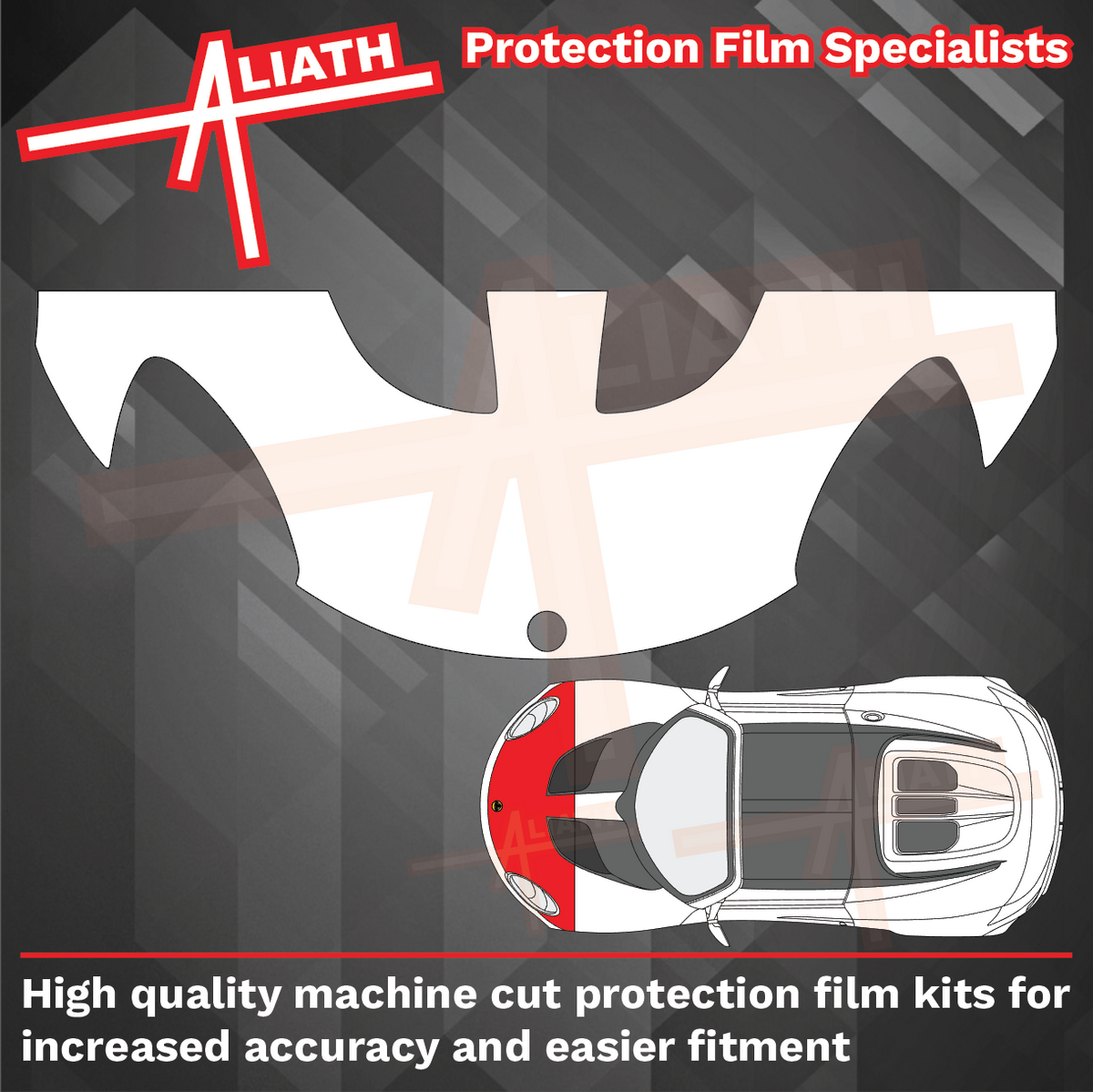 Lotus Elise (Type S3) 2011-Present, Front Bonnet Nose CLEAR Paint Protection