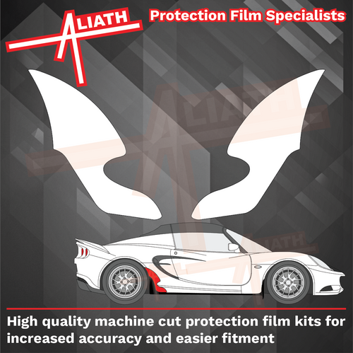 Lotus Elise S3 Cup Racer 2011-Present, Rear QTR/Sill skirt Arch CLEAR Paint Protection