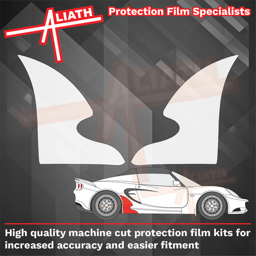 Lotus Elise (Type S3) 2011-Present, Rear QTR / Skirt Arches CLEAR Paint Protection