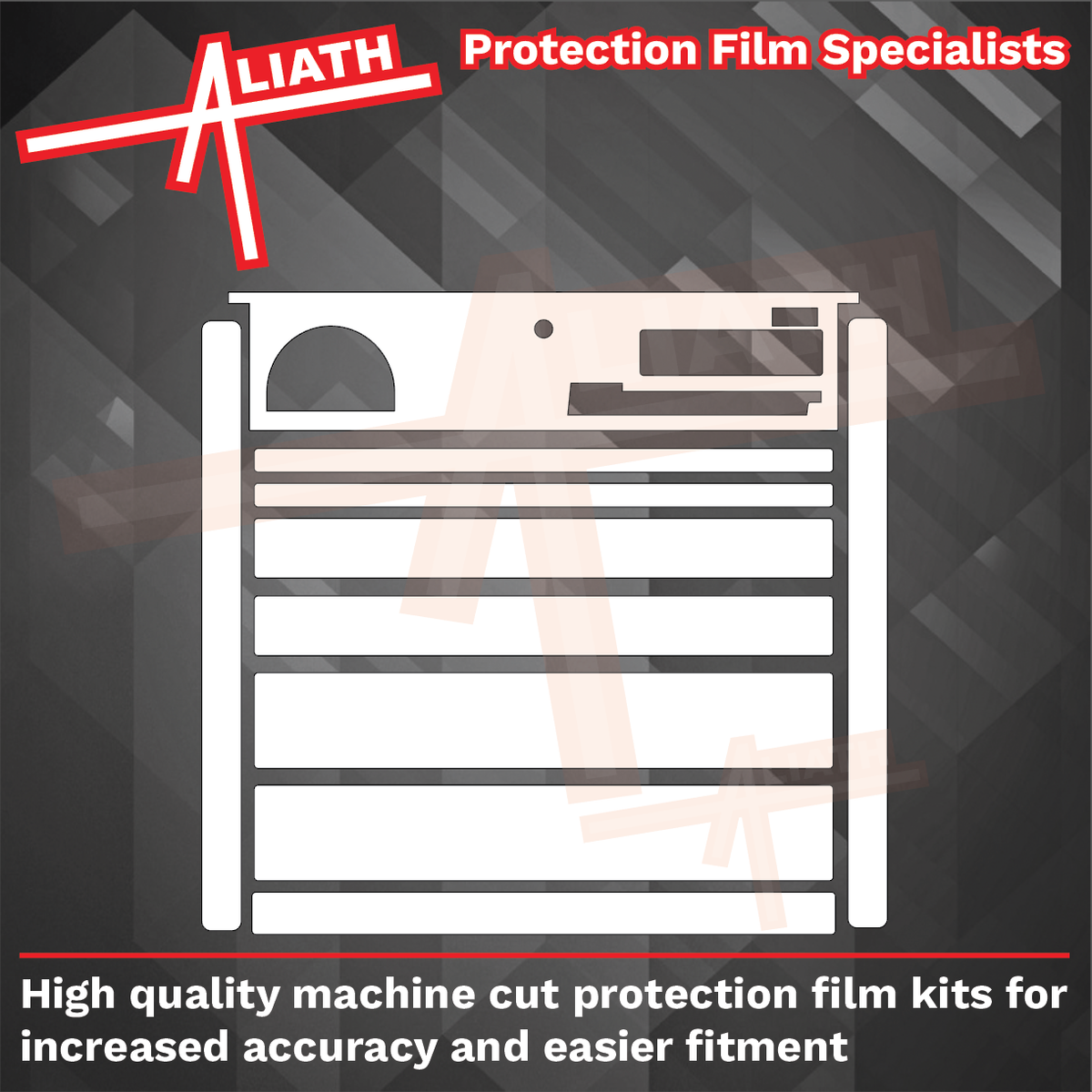Mac Tools UC4125DTF Tool Box, Front Panels CLEAR Paint Scratch Protection Kit