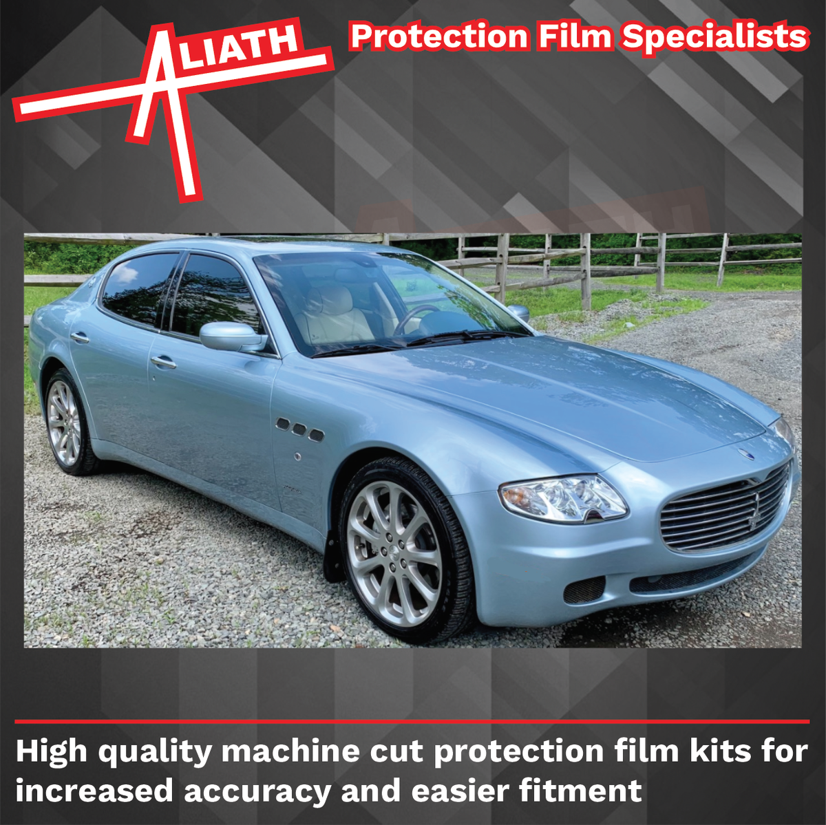 Maserati Quattroporte (V) 2003-2012, Rear Arches CLEAR Paint Protection