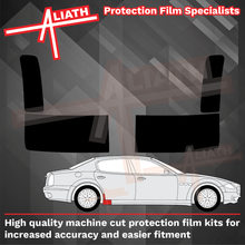 Maserati Quattroporte (V) 2003-2012, Rear Arches BLACK Paint Protection