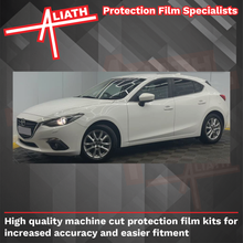Mazda 3 2013-2019, Rear Wing Arches CLEAR Paint Protection