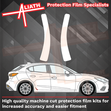 Mazda 3 2013-2019, Rear Wing Arches CLEAR Paint Protection