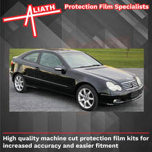 Mercedes-Benz C Class Coupe (C203) 2001-2007, Headlights CLEAR Stone Protection