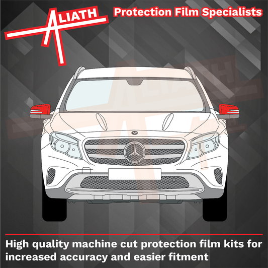 Mercedes-Benz GLA 2013-2019 (X156), Door Mirror Cover CLEAR Paint Protection