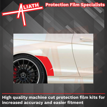 Mercedes C-Class Coupe (W204) 2007-2014, Rear QTR Arches BLACK Paint Protection