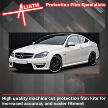 Mercedes C-Class Coupe (W204) 2007-2014, Rear QTR Arches BLACK Paint Protection