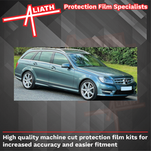 Mercedes C-Class (W204) 2007-2014, Lower Doors CLEAR Paint Protection