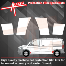 Mercedes-Benz Vito & V-Class (W447) 2014-Present, Front & Rear Arches CLEAR Paint Protection