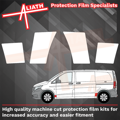 Mercedes-Benz Vito & V-Class (W447) 2014-Present, Front & Rear Arches CLEAR Paint Protection