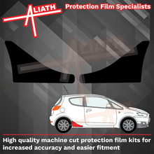 Mitsubishi Colt 3DR 2002-2012, Side Sill Rear Arches BLACK Paint Protection