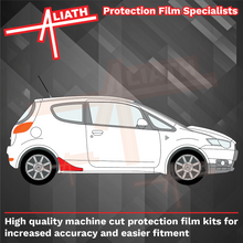 Mitsubishi Colt 3DR 2002-2012, Side Sill Rear Arches BLACK Paint Protection