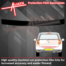 Mitsubishi Colt 2009-2012, Rear Bumper Upper BLACK TEXTURED Paint Protection