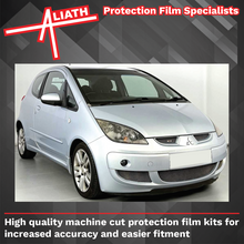 Mitsubishi Colt 3DR 2002-2012, Side Sill Rear Arches BLACK Paint Protection