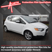 Mitsubishi Colt 3DR 2002-2012, Side Sill Rear Arches BLACK Paint Protection
