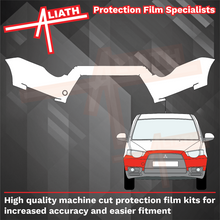 Mitsubishi Colt Ralli Art 2009-2012, Front Bumper CLEAR Paint Protection