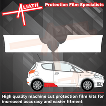 Mitsubishi Colt Ralli Art 2009-2012, Side Skirt Rear Arch Section CLEAR Paint Protection