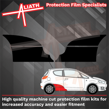 Mitsubishi Colt Ralli Art 2009-2012, Rear Arches BLACK Paint Protection