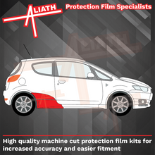 Mitsubishi Colt Ralli Art 2009-2012, Rear Arches BLACK Paint Protection