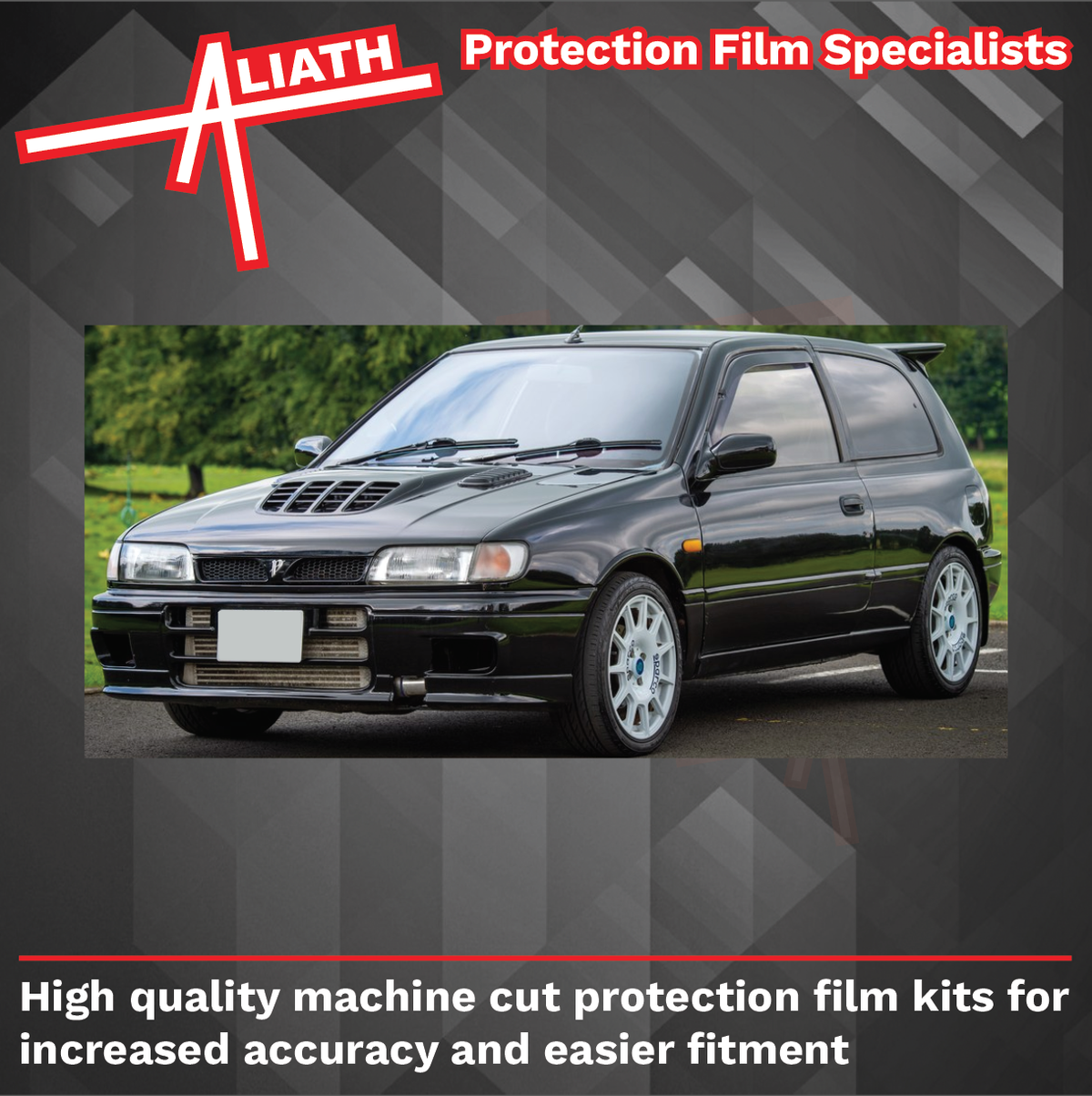 Nissan Pulsar (1990-1994), Front & Rear Arches CLEAR Paint Protection