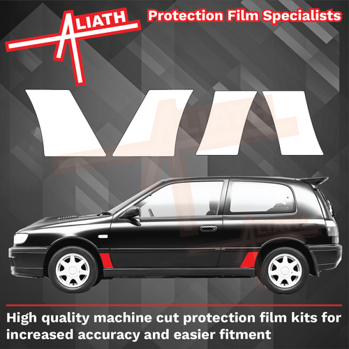 Nissan Pulsar (1990-1994), Front & Rear Arches CLEAR Paint Protection