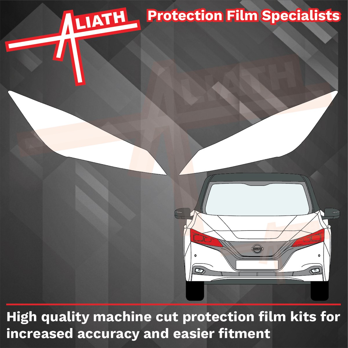 Nissan Leaf Electric 2017-2025, Headlights CLEAR Stone Protection