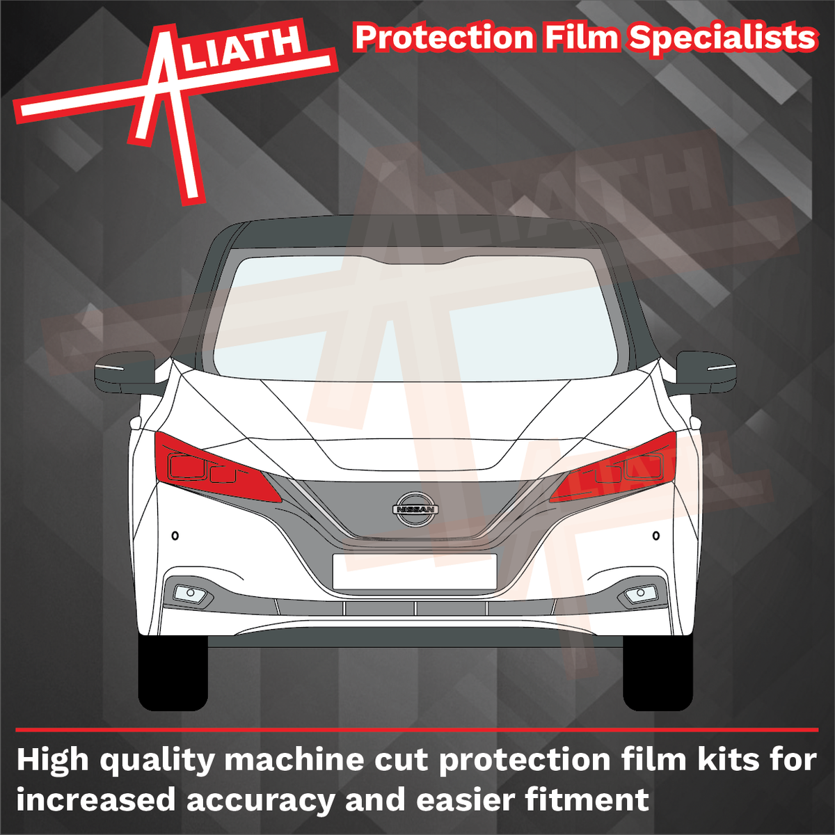 Nissan Leaf Electric 2017-2025, Headlights CLEAR Stone Protection