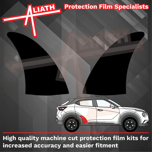 Nissan Juke 2019-Present, Rear Door Arch BLACK Paint Protection