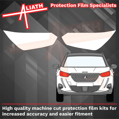 Peugeot 2008 (2019-Present), Headlights CLEAR Stone Protection CLASSIC