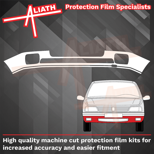 Peugeot 205 1.6 / 1.9 GTI (1984-1995), Front Lower Bumper Valance CLEAR Paint Protection CLASSIC
