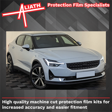 Polestar 2 2022-Present, A-Pillars CLEAR Paint Protection