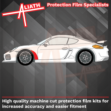 Porsche Cayman & GT4 718 2019-Present, Front Wing Arches CLEAR Paint Protection
