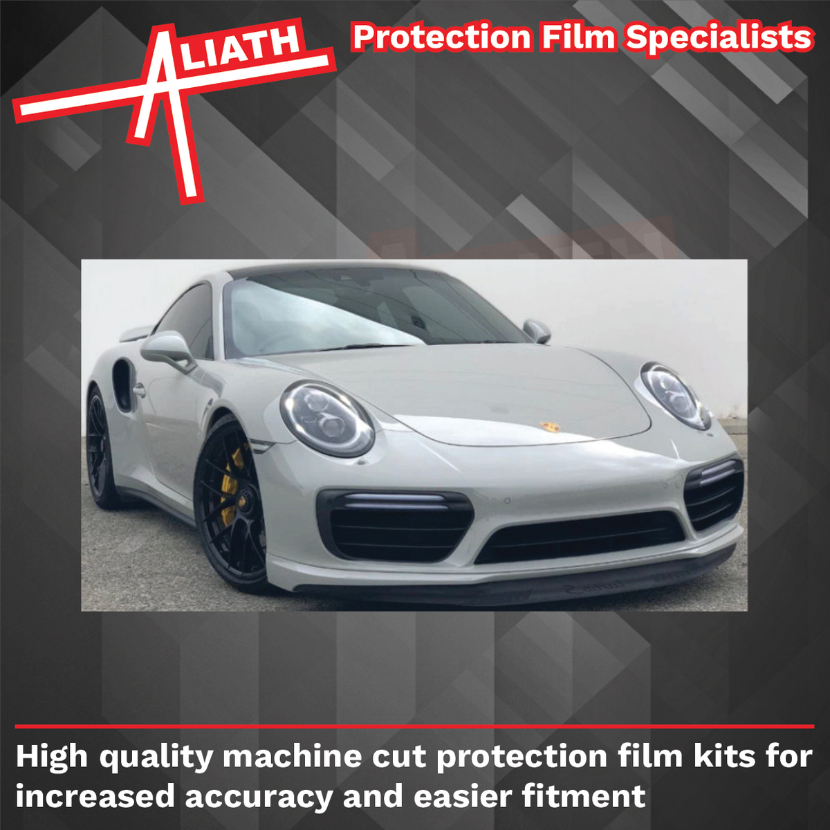 Porsche 911 991 Turbo & Turbo S 2016-2020, Front Bumper CLEAR Paint Protection