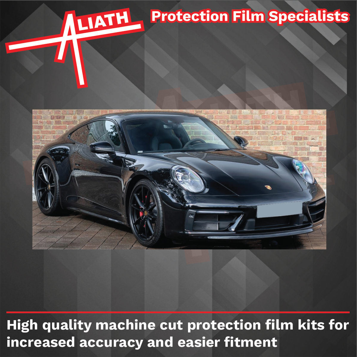 Porsche 911 (992) 2020-Present, Bonnet & Wings Front CLEAR Paint Protection