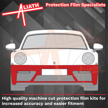 Porsche 911 Carrera (992) 2020-Present, Front Bumper CLEAR Paint Protection