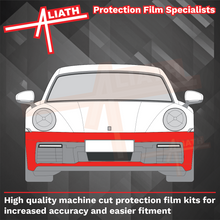 Porsche 911 Carrera (992) 2019-Present, Front Bumper CLEAR Paint Protection
