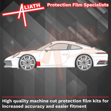 Porsche 911 (992) 2020-Present, Front Wing Arches CLEAR Paint Protection