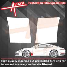 Porsche 911 (992) 2020-Present, Front Wing Arches CLEAR Paint Protection