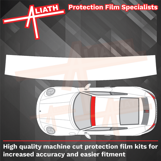Porsche 911 (992) 2020-Present, Roof Front Sections CLEAR Paint Protection