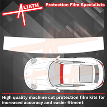 Porsche 911 (992) 2020-Present, Roof Front Sections CLEAR Paint Protection