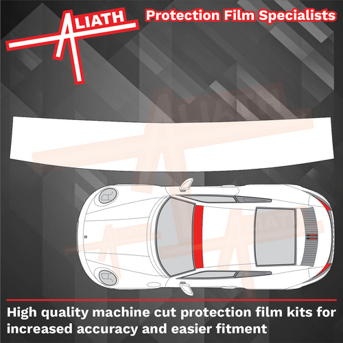 Porsche 911 (992) 2020-Present, Roof Front Sections CLEAR Paint Protection