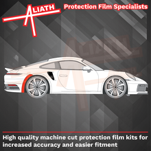 Porsche 911 Turbo & S (992) 2020-Present, Rear Bumper Arches CLEAR Paint Protection