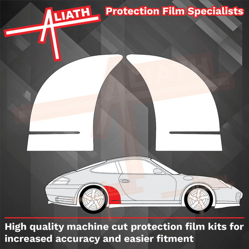 Porsche 911 C4S (996) 2002-2005 Rear QTR / Wing CLEAR Paint Protection