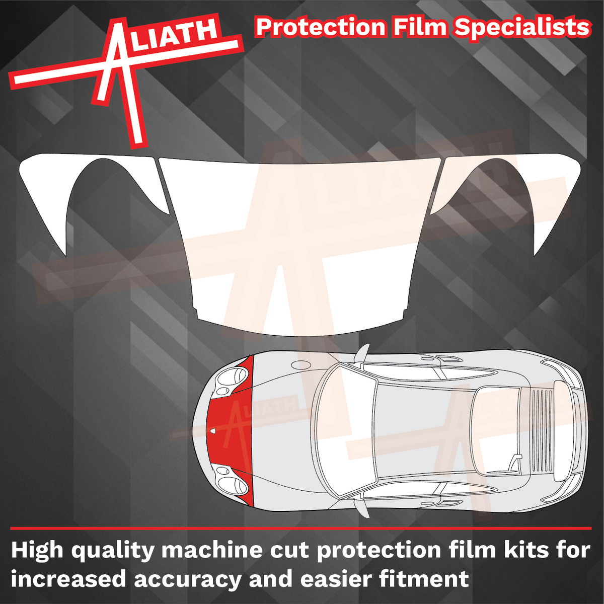 Porsche 911 (996) 2001-2005, Bonnet & Wings CLEAR Paint Protection