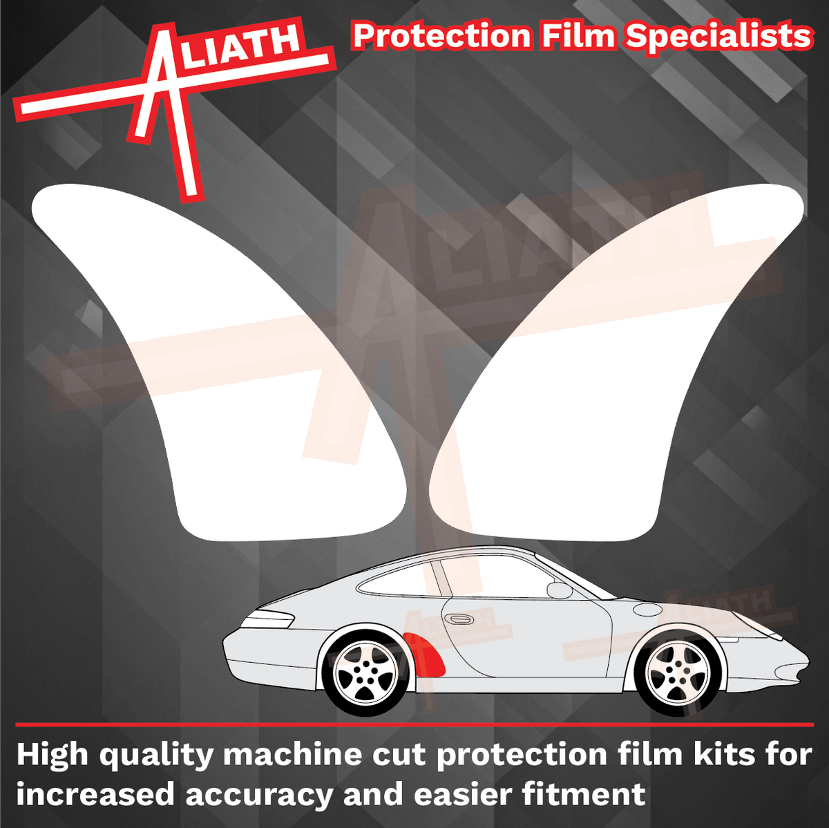Porsche 911 (996) 1998-2005 Rear QTR / Wing CLEAR Paint Protection