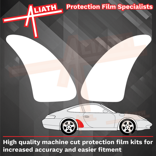 Porsche 911 (996) 1998-2005 Rear QTR / Wing CLEAR Paint Protection