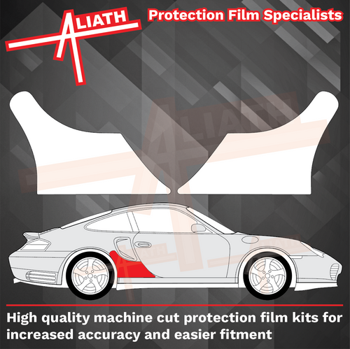 Porsche 911 Turbo (996) 2002-2005 Rear QTR / Wing CLEAR Paint Protection